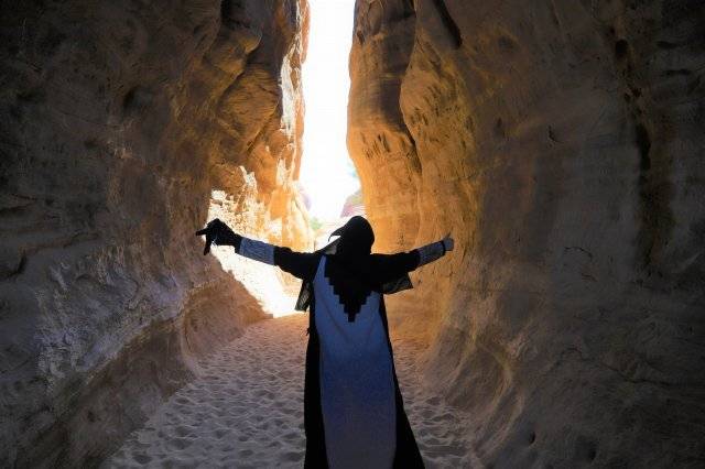 자발 이틀립 협곡. 천연 에어컨처럼 시원한 바람이 불어온다.