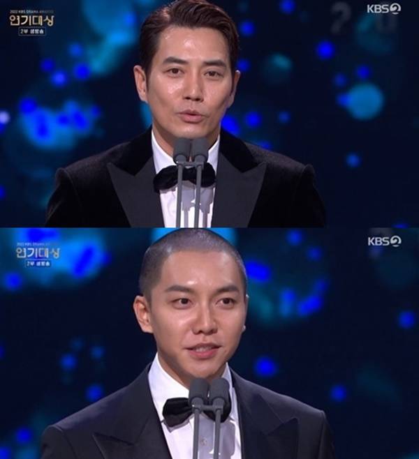 주상욱 이승기 대상 / 사진=KBS 연기대상 캡처