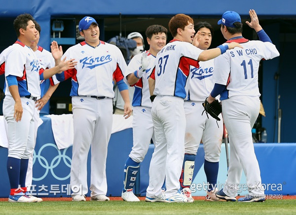 한국 야구대표팀 / 사진=Gettyimages 제공