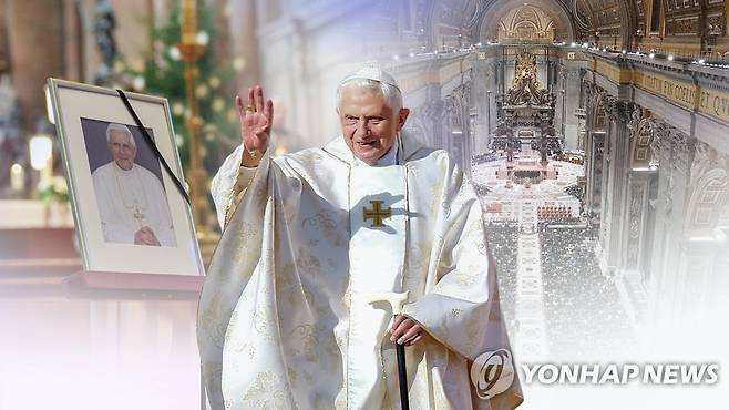 베네딕토 16세 전 교황. 95세 일기로 선종 (CG) [연합뉴스TV 제공]
