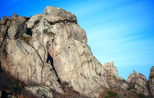 장군바위로도 불리는 ‘큰 바위 얼굴’.
