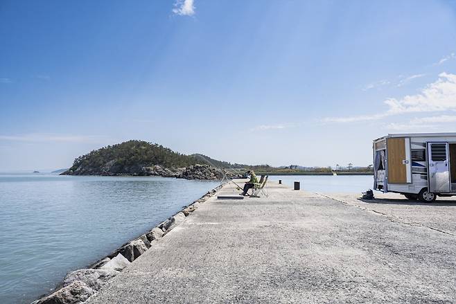 전장포 부근에는 차박하기 좋은 공간이 많다&nbsp;