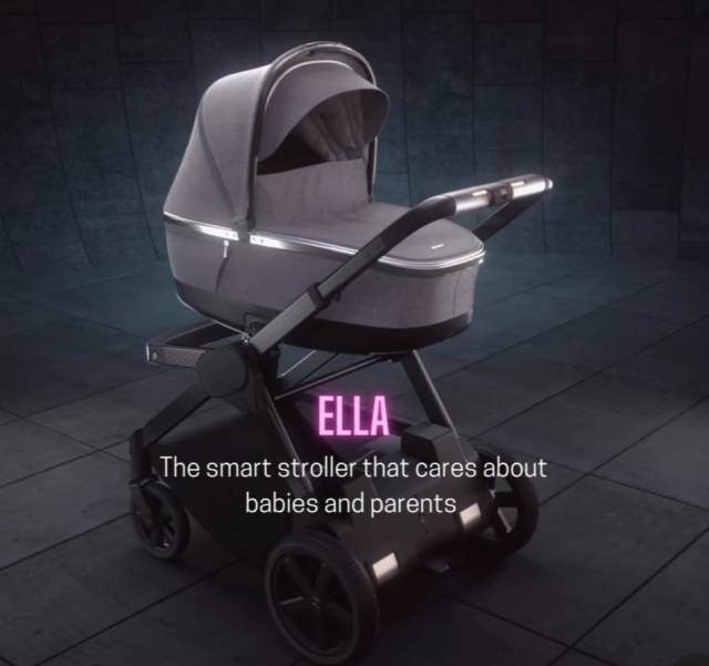캐나다 밴쿠버에 위치한 스타트업 글룩스카인드 테크놀로지는 AI 기반의 자율주행 유모차 ‘엘라'. 출처 글룩스카인드 인스타그램