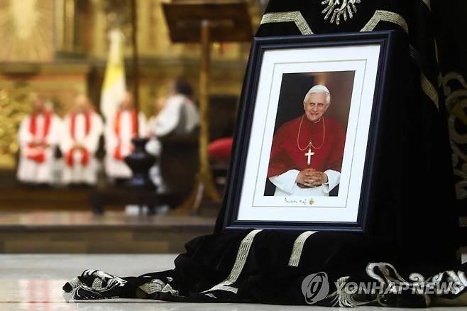베네딕토 16세 전 교황의 사진 [로이터=연합뉴스 자료사진. 재판매 및 DB 금지]