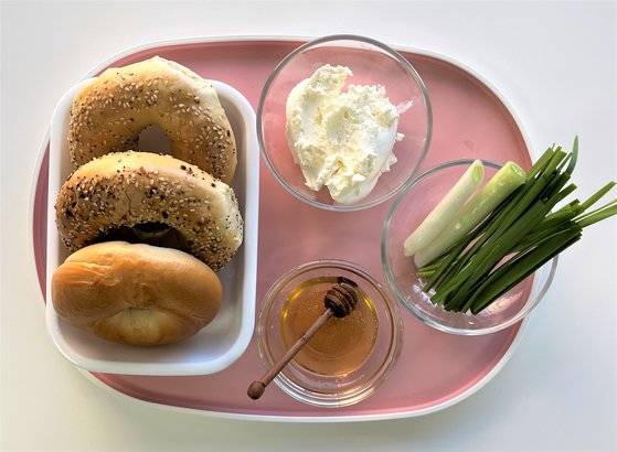 베이글 재료. [사진 이정웅]