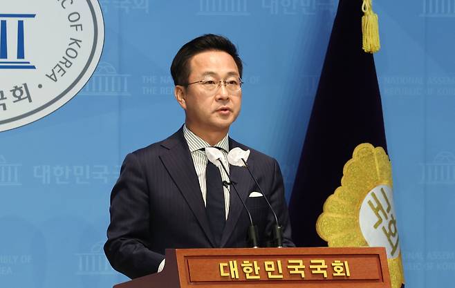 더불어민주당 박성준 대변인. 연합뉴스