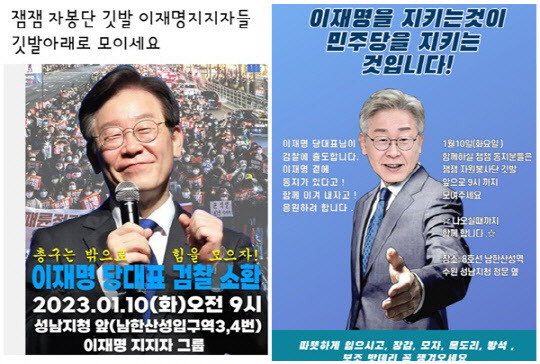 /사진=이 대표 네이버 팬카페 게시글 화면 갈무리.