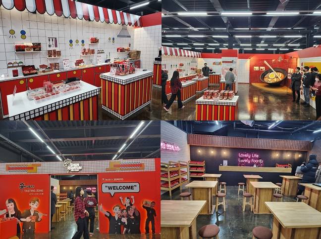 농심 신라면 카페테리아 팝업스토어 전경/사진=김아름 기자 armijjang@