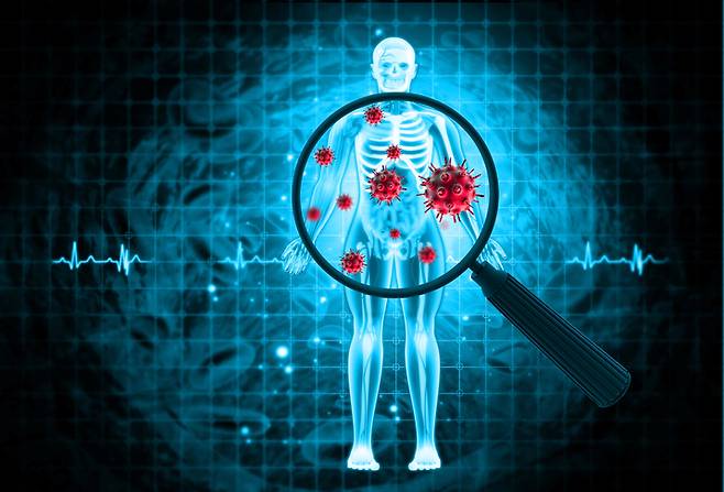 코로나19 바이러스는 심장, 신장, 간, 근육, 신경, 생식기, 그리고 눈을 포함한 79개의 다른 신체 부위에서도 발견됐다. [사진=게티이미지뱅크]