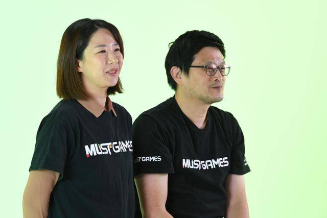 강백주(오른쪽) 머스트게임즈 대표와 김수진 몬테넘 대표는 "게임의 중독성을 긍정적 방향으로 활용하면 게임이 세상을 바꿀 수 있다"고 강조했다. 김영원 인턴기자