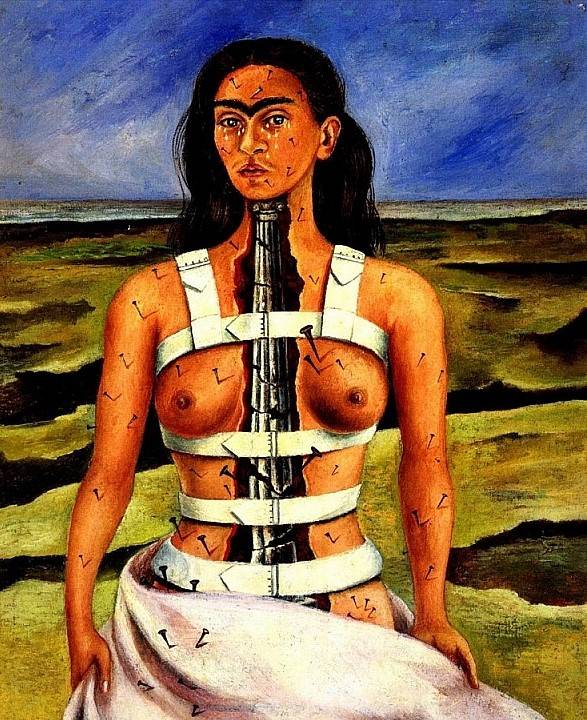 프리다 칼로, 부서진 기둥