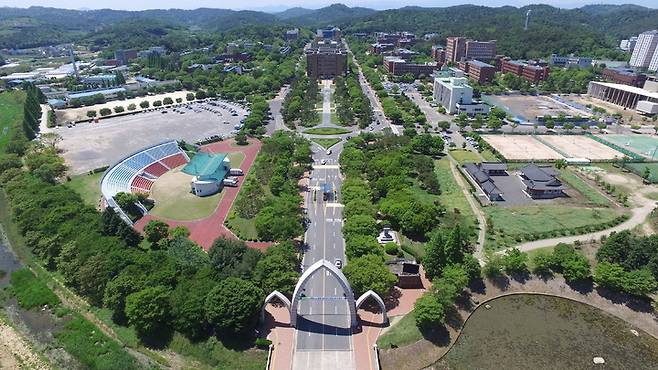 [진주=뉴시스] 경상국립대학교 가좌캠퍼스 전경. *재판매 및 DB 금지