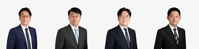 왼쪽부터 박재우(34기), 시진국(32기), 박종철(35기), 손태원(41기) 변호사. /법무법인 화우 제공