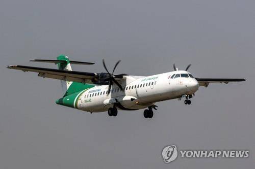 예티항공의 ATR 72-500 여객기. [로이터 연합뉴스 자료사진. 재판매 및 DB 금지]