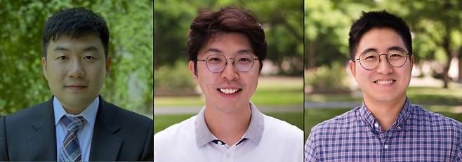 왼쪽부터 매사추세츠공대(MIT) 최순원 교수, 현 스탠퍼드대 최준희 교수, 캘리포니아공대(Caltech) 김은종 박사. [MIT 최순원 교수 제공. 재판매 및 DB 금지]