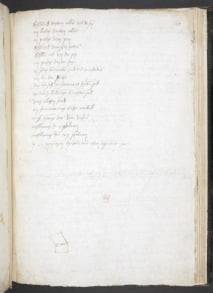 뒤러가 남긴 1520년 여행 일지의 일부.