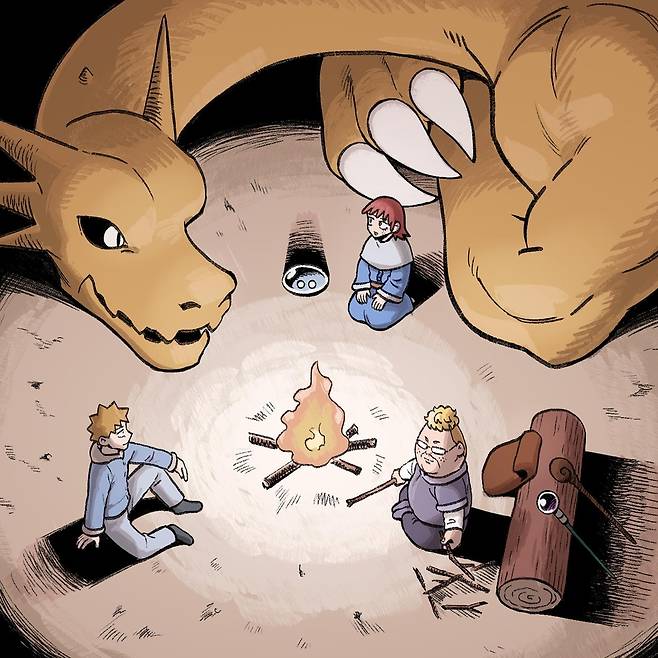 웹툰 '여고생 드래곤' [더그림엔터테인먼트 제공]