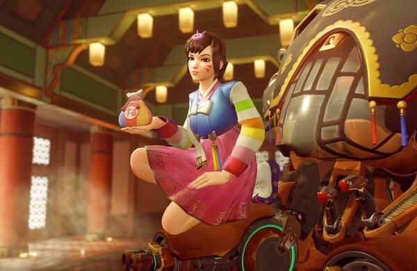 오버워치 '디바(D.Va)' 한복 스킨