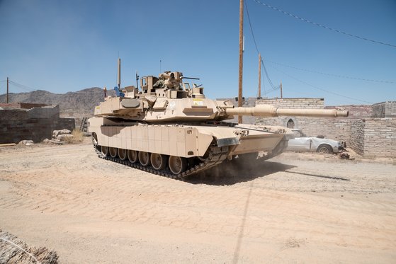 미국 육군의 주력 전차인 M1 에이브럼스. 사진 미 육군