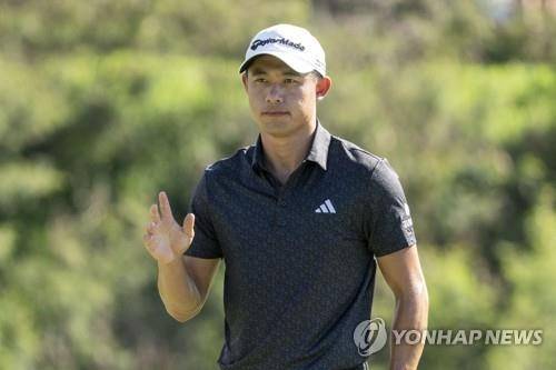 우즈와 매킬로이가 만든 스크린 골프 리그에 합류하는 모리카와.
[로이터=연합뉴스]
[로이터=연합뉴스]