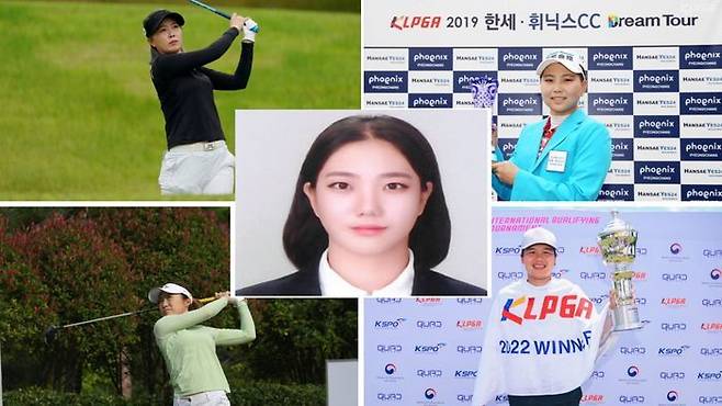 (우측상단부터시계방향으로)첸유주, 쿠스마미차이, 아라타케에리,아라타케마리. ⓒ KLPGA