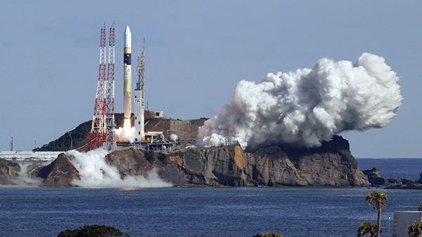 일본 위성 탑재한 H2A 로켓 발사 [사진 제공: 연합뉴스]