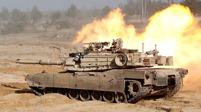 미국 M1A2 에이브럼스 탱크 (사진=AP, 연합뉴스)