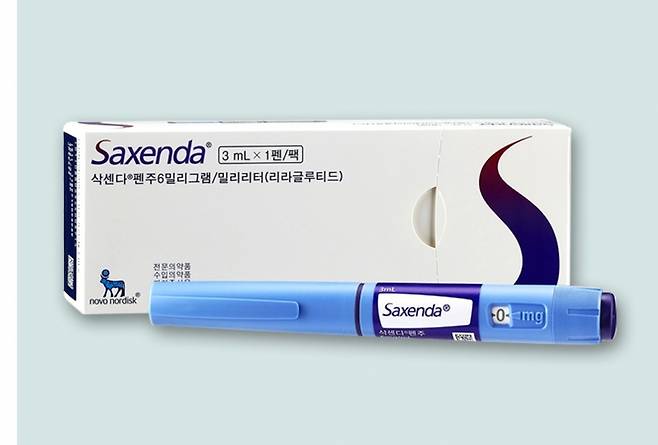 삭센다 제품 사진[약학정보원 제공]