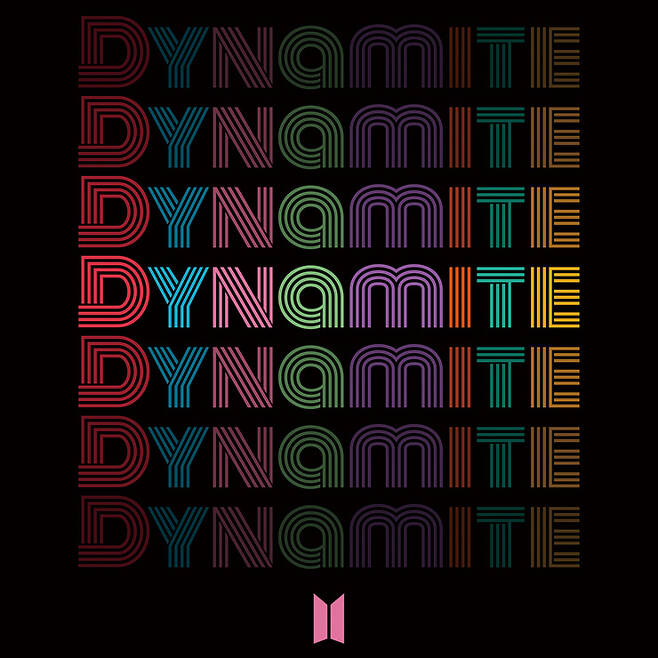 방탄소년단 〈Dynamite〉 로고와 앨범 커버 ©빅히트뮤직.