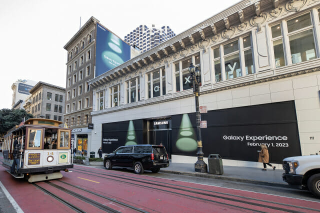 갤럭시 언팩 직후 오픈하는 미국 샌프란시스코 '갤럭시 익스피리언스 스페이스' 전경 (사진=삼성전자)
