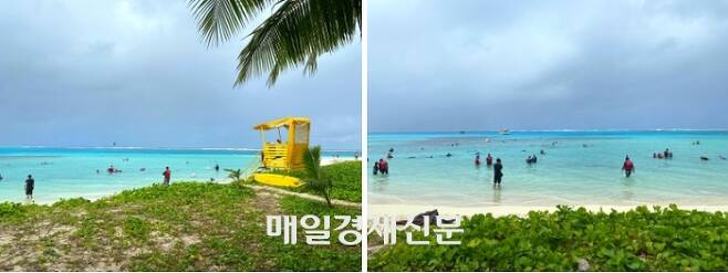 사이판 마나가하섬 해변 / 사진=홍지연 여행+ 기자