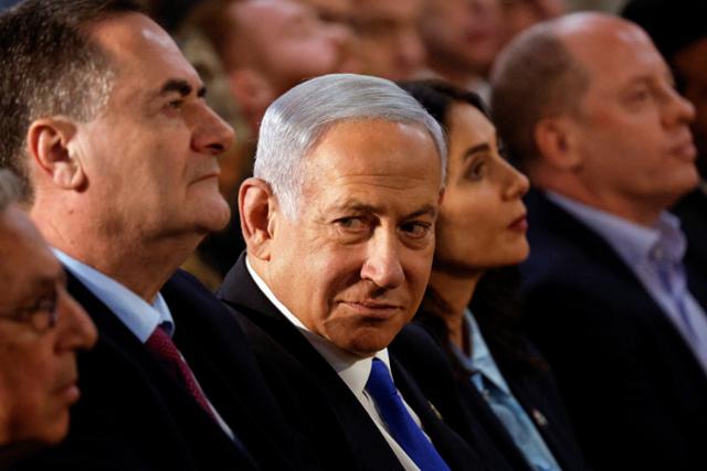 베냐민 네타냐후 이스라엘 총리가 지난달 31일 이스라엘 하이파 항구에서 열린 민영화 사업 관련 행사에 참석하고 있다. 하이파=로이터 연합뉴스
