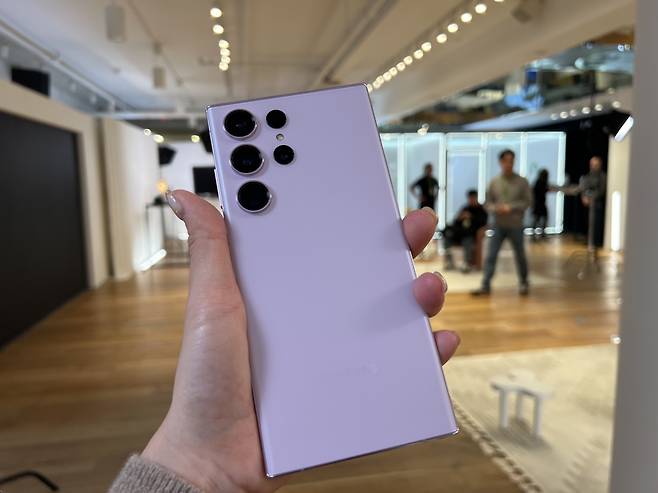 삼성전자 ‘갤럭시S23 울트라’ 라벤더 색상 [박혜림 기자/rim@]