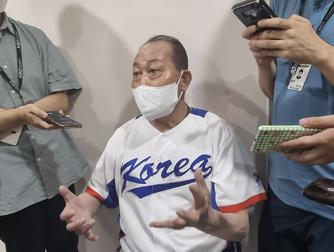 김인식 전 국가대표팀 야구감독. 연합뉴스