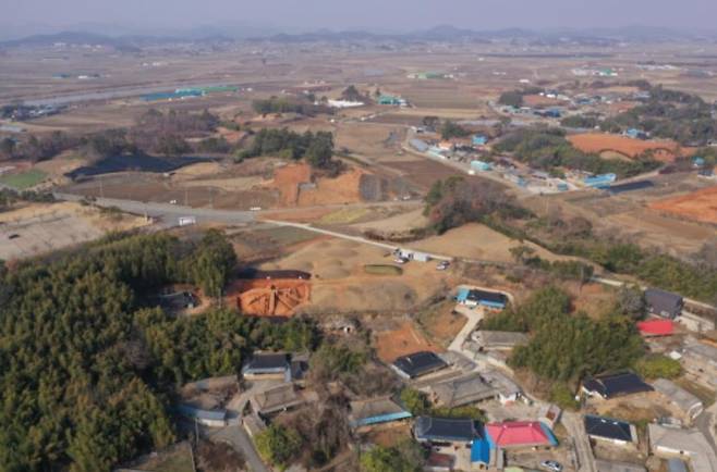 옥야리 고분군 전경 [영암군 제공·재판매 및 DB 금지]