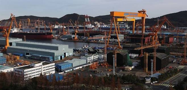 경남 거제시 대우조선해양 옥포 조선소 [이미지출처=연합뉴스]