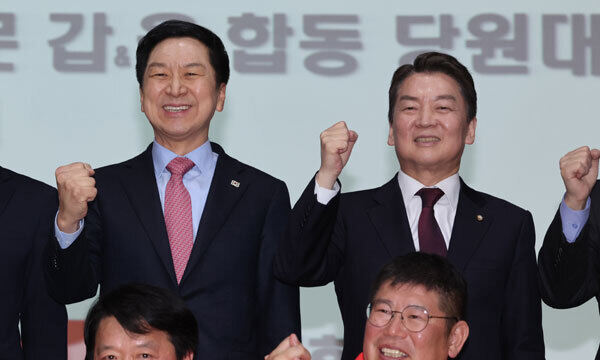 국민의힘 김기현(왼쪽)·안철수 당 대표 후보. 연합뉴스