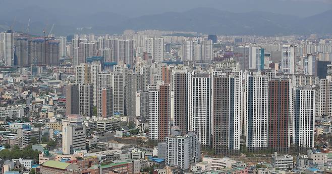 대구 도심 아파트 전경 / 뉴스1