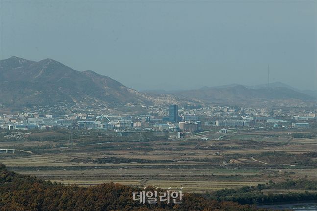 경기도 파주시 소재 도라산 전망대에서 보이는 개성공단의 모습(자료사진). ⓒ데일리안 홍금표 기자