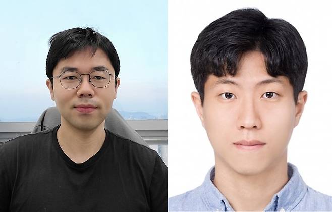 물리적 통찰력을 갖춘 인공지능(AI)을 개발한 장무석 바이오 및 뇌공학과 교수와 이찬석 KAIST 바이오 및 뇌공학과 박사과정 연구원. KAIST 제공