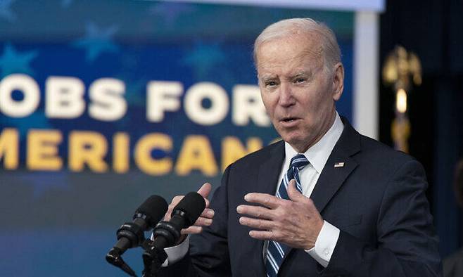 조 바이든 미국 대통령. AP연합뉴스