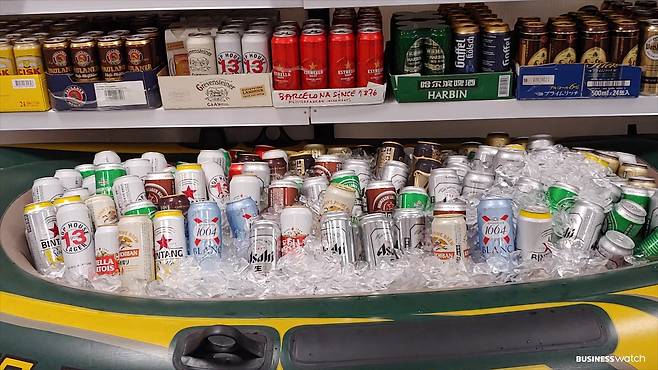 다양한 수입맥주/사진=비즈니스워치