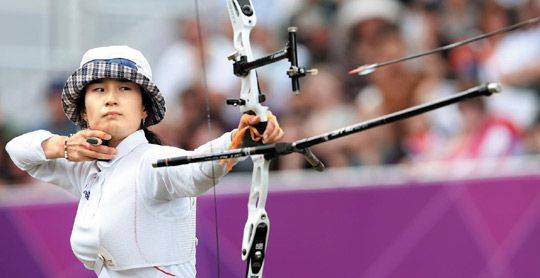 양궁 금메달리스트 기보배. / 조선DB