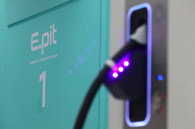 서울역 이피트 전기차 충전소. 연합뉴스