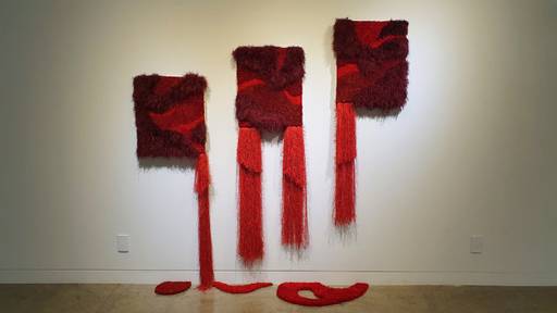 김수연作 '낙화'. 송상호기자