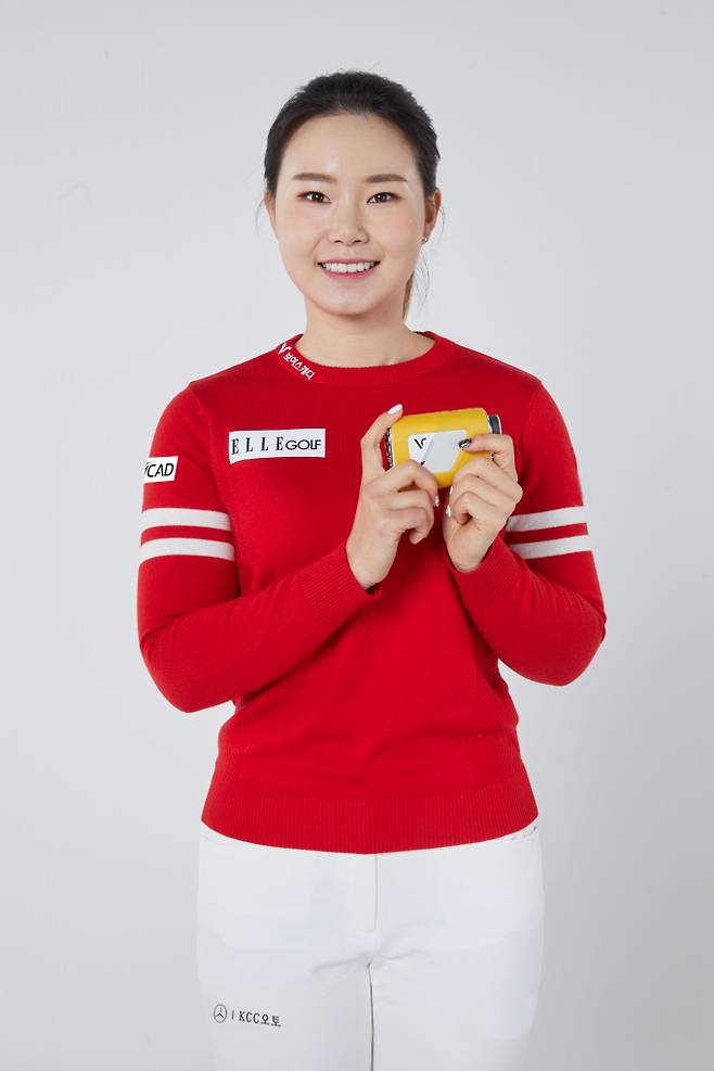 KLPGA 투어 통산 5승을 기록 중인 임희정이 골프 거리측정기 보이스캐디와 후원 계약을 연장했다. /사진= 보이스캐디