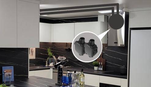 트윈팬 저소음 레인지후드 이미지./사진제공=HL디앤아이한라