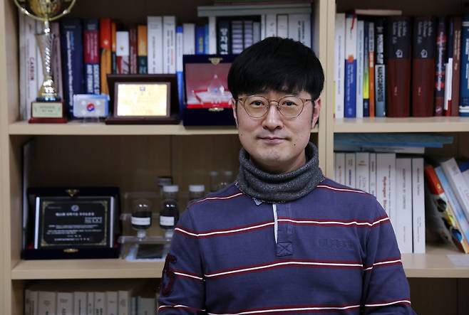 전주대 탄소나노신소재공학과 김병주 교수 [촬영 나보배]
