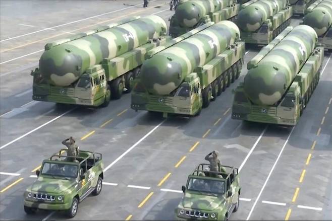 중국 ICBM 자료사진