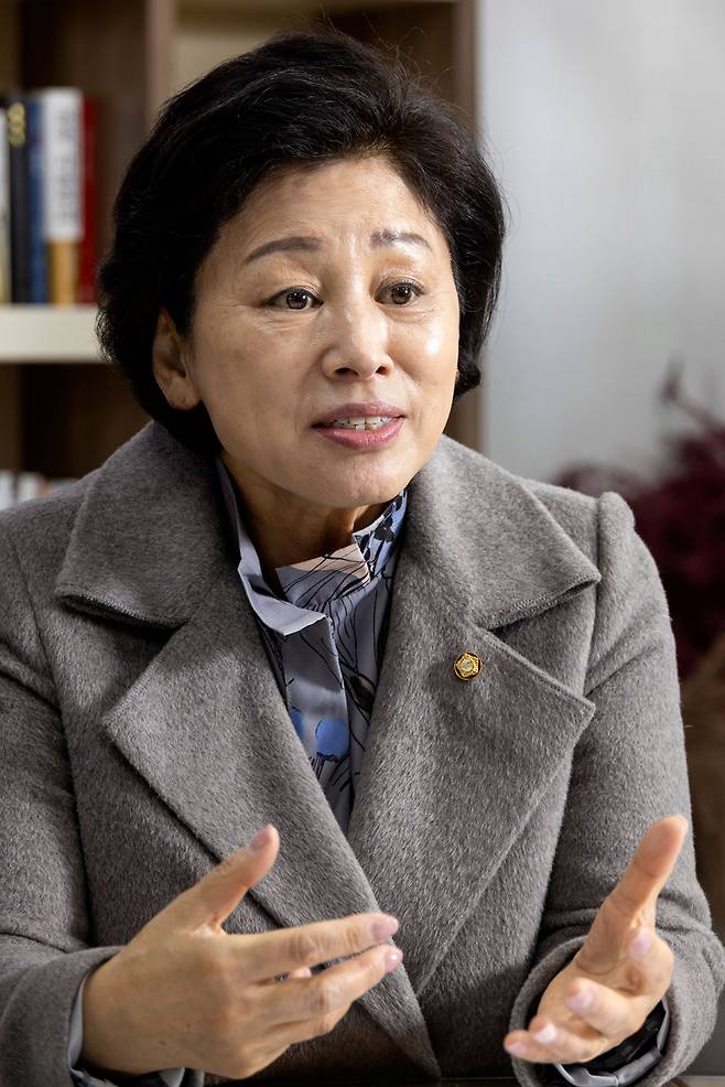 남인순 정개특위 위원장은 정치개혁의 성공에는 시민의 관심이 반드시 필요하다고 말한다. ⓒ시사IN 조남진